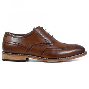 Детская обувь Dunbar Wing Tip Oxford Little/Big Kid Stacy Adams, цвет cognac