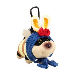 Очаровательная милая плюшевая кукла щенка-пчелы подвеска высота 10см Whoops