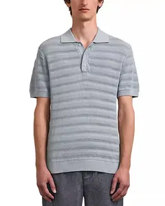 Поло Vidal с жаккардовым узором "волна" Frescobol Carioca, синий