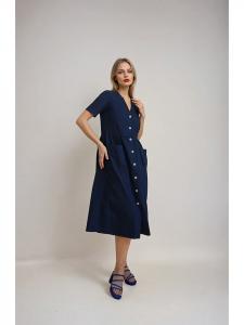 Платье до колена Monki, темно-синий