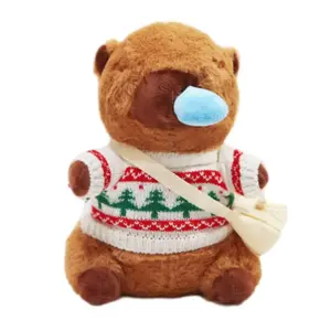 Милые плюшевые игрушки капибара для ловли соплей высотой 25 см Handsome