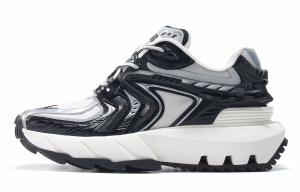 OGR Низкие массивные кроссовки Armored Armadillo Hurricane Collection унисекс, черно-белые