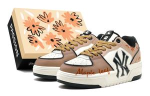 MLB Кроссовки для скейтбординга Chunky Liner с нескользящей подошвой, износостойкие, унисекс, оранжево-коричневые