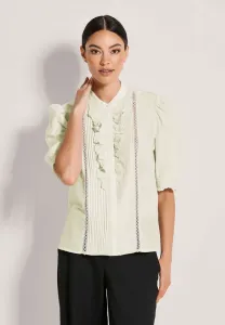 Блузка на пуговицах Madeleine, Pearl White