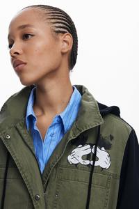 Куртка-парка миди из смешанных материалов с изображением Микки Мауса (Disney)