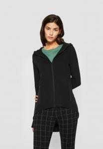 Толстовка на молнии Urban Classics LADIES ATHLETIC INTERLOCK ZIP HOODY, цвет Black