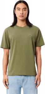 Мужская хлопковая футболка с логотипом Lacoste, Khaki