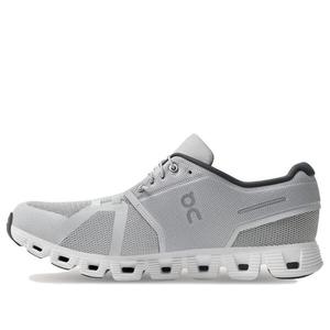 Кроссовки cloud 5 'glacier grey white' On Running, серый