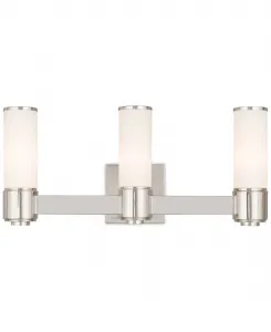 Светильник Weston с 3 светильниками Livex, Polished Nickel