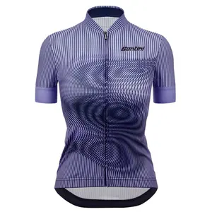 Джерси с коротким рукавом Santini Delta Vortex, фиолетовый