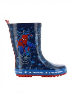 Резиновые сапоги с изображением Человека-паука из вселенной Marvel, синего цвета Spiderman