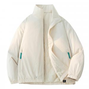 Пуховик Unisex Stand Collar Moderate Others VanCamel, оранжевый