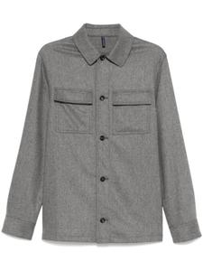 Incotex меланжевая рубашка, серый