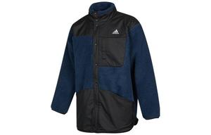 Стеганая куртка мужская черная Adidas, черный