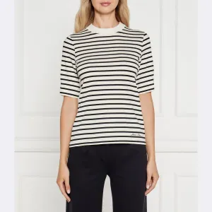 Облегающая футболка Marc Cain, экрю