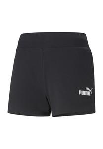 Шорты Essentials, боковые карманы, логотип, женские PUMA, цвет Puma Black