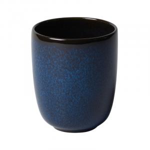 Кружка без ручки Villeroy & Boch Lave, 0.4 л, темно-синий
