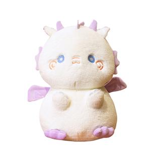 Плюшевая кукла Little Dragon в стиле Cartoon Healing, высота 35 см MLING, белый