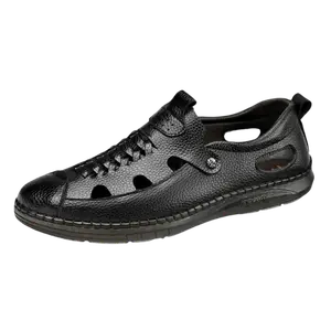 Мужские повседневные туфли Low top EGCHI, черный