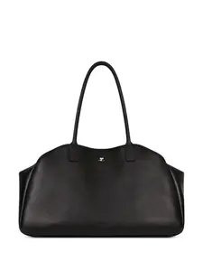 Большая сумка-тоут strip Courrèges, черный