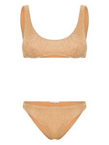 Oséree спортивное бикини с люрексом Lumière, золотистый