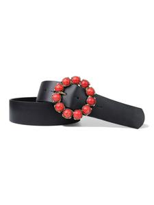 Мужской кожаный ремень черного цвета FRONHOFER