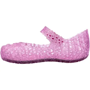 Мини Campana балетки Melissa, shimmery серебро