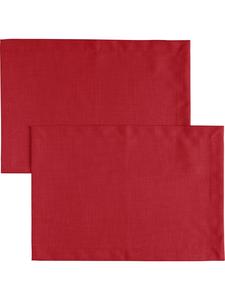 Erwin Müller Набор салфеток под тарелки, 2 шт , Мадрид, красный