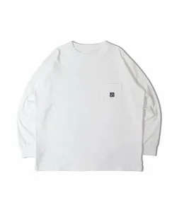 Мужская футболка GUNG HO Workers Pocket LS Tee с длинным рукавом и карманом Select Brands, цвет White