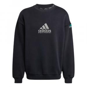 Свитшот с логотипом на груди Adidas, черный