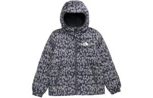 Детский пуховик THE NORTH FACE, цвет Leopard print gray