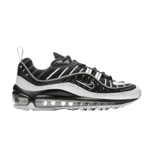 Кроссовки Nike Air Max 98 GS 'Black Silver', черный