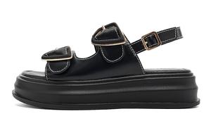 Пляжные сандалии женские черный Eblan