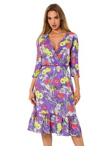 Платье до колена made of emotion, фиолетовый