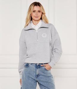 Толстовка Hugo Blue DAHANNA Oversize fit, серый
