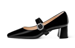 Туфли Мэри Джейн женские черный 7Or9