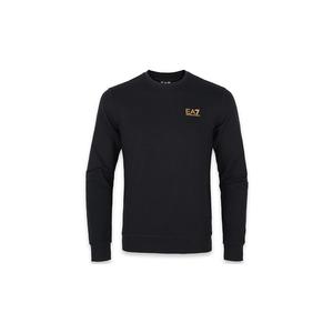 Свитшот с принтом логотипа EMPORIO ARMANI, черный