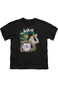 Футболка с коротким рукавом для детей "Batman: Это всего лишь шутка" Gildan, черный