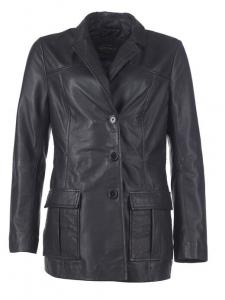 Кожаный пиджак Jcc, черный