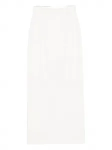 Прямая юбка с завышенной талией Medeea, белый