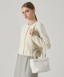 Сумка из искусственного меха Anayi, цвет White (01)