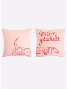 Наволочка розового цвета Heine, 40 x 40 см