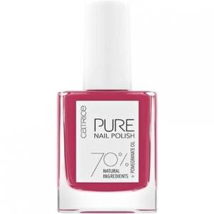 Лак для ногтей Catrice Pure № 04 Simplicity Red Shiny без ацетона, веганский, 10 мл