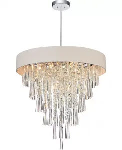 Люстра Franca на 8 ламп Cwi Lighting, white