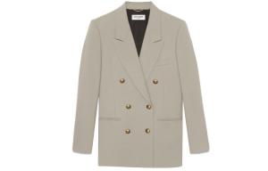 Деловой костюм женский коричневый Saint Laurent