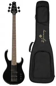 H. Jimenez Camaleón Коллекция 5-струнная бас-гитара с глянцевой черной отделкой и роскошным чехлом | Авторизованный дилер