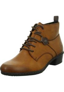 Женские ботильоны Rieker на шнуровке, коричневый