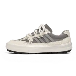 Низкие скейтерские кроссовки мужские PD, бежевый