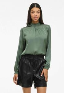 Блуза VILA MIT LANGEN ÄRMELN VISOFIE, Laurel Wreath/Mottled Green