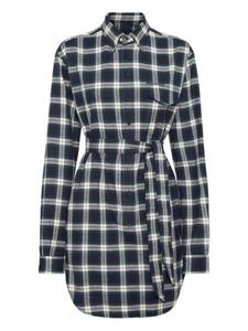 Платье-рубашка в клетку DSQUARED2, синий